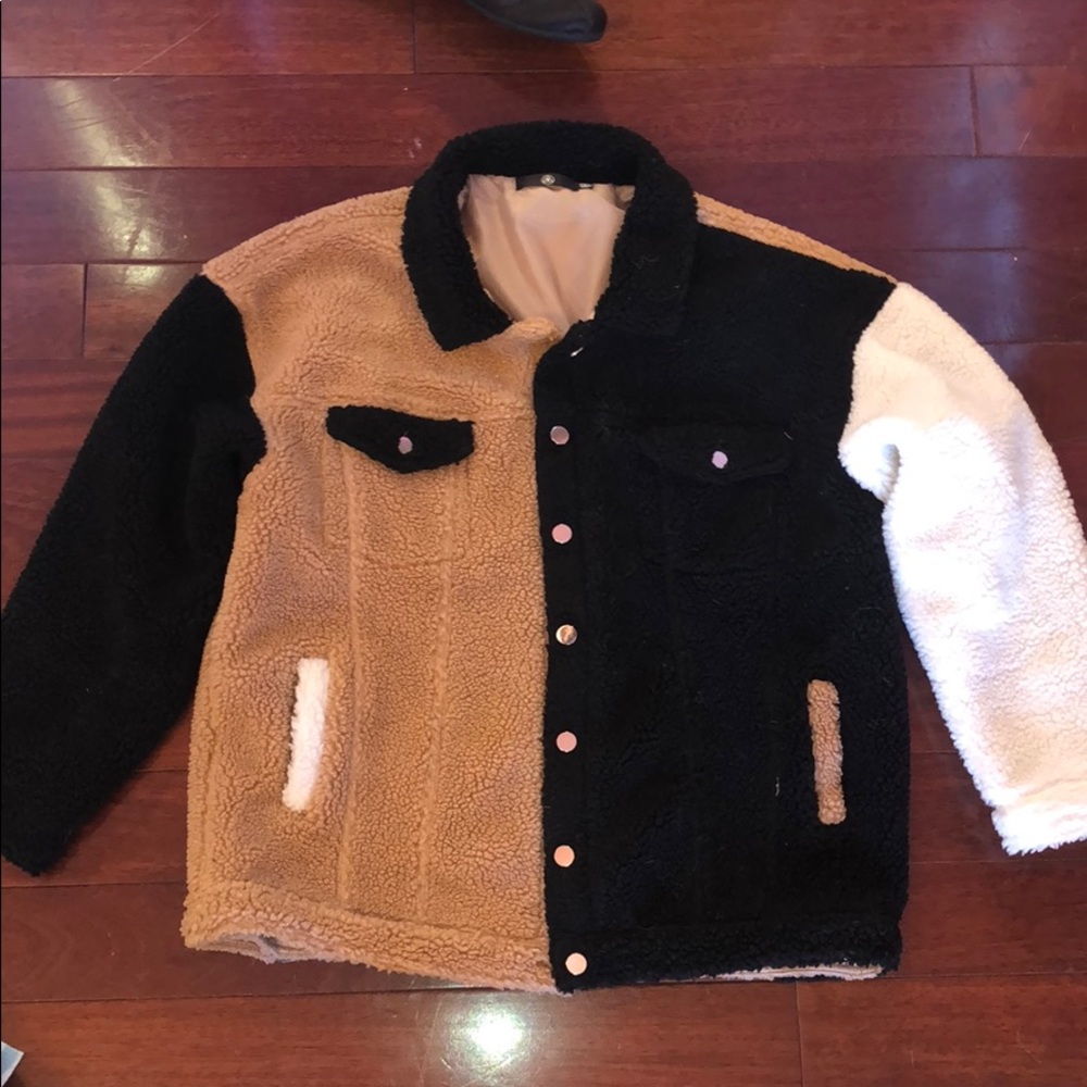 NEVER BEEN WORN! Color Block Missguided Jacket